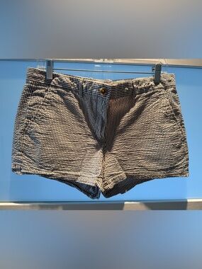 GAP Navy & White Seersucker Shorts